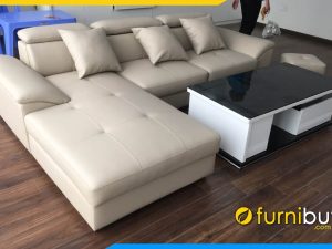 Ghế sofa phòng khách bọc da nhiều màu sắc hiện đại FB PK093