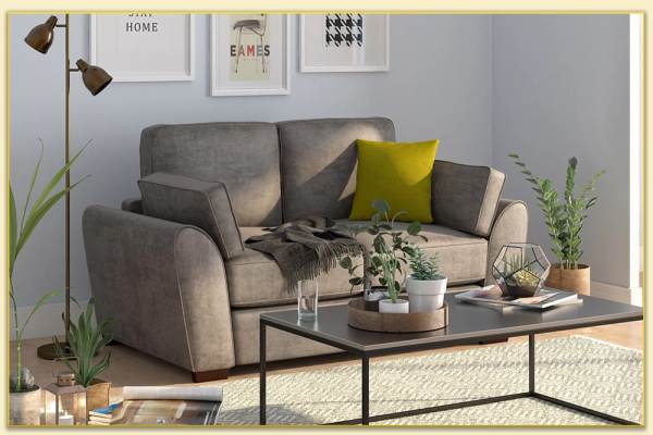 Hình ảnh Bài trí sofa văng nỉ trong phòng khách Softop-1205