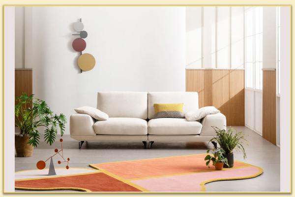 Hình ảnh Chụp mẫu ghế sofa văng đôi bọc nỉ trong phòng khách Softop-1110