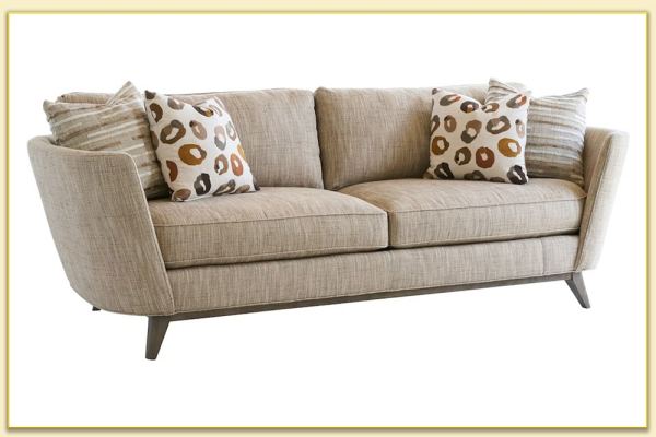Hình ảnh Ghế sofa văng đôi dáng cong thiết kế chân cao Softop-1444
