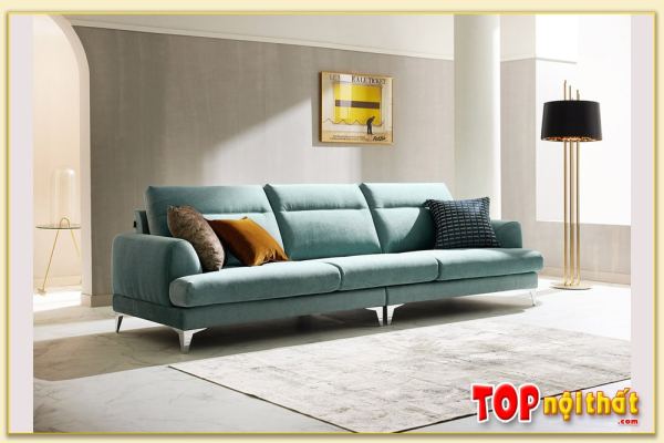 Hình ảnh Ghế sofa văng nỉ 3 chỗ kê phòng khách Softop-1031