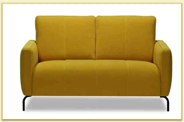 Hình ảnh Ghế sofa văng nỉ cỡ nhỏ màu vàng Softop-1277