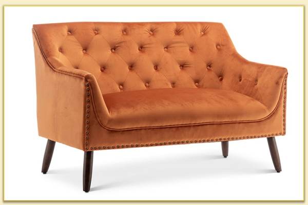 Hình ảnh Ghế sofa văng nỉ đẹp phong cách tân cổ điển Softop-1215