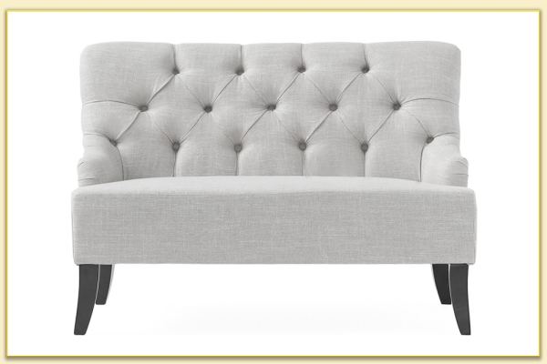 Hình ảnh Ghế sofa văng nỉ màu ghi sáng đẹp Softop-1422
