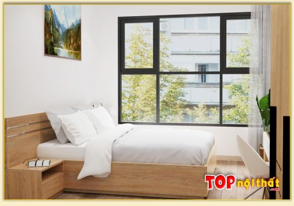 Hình ảnh Giường ngủ gỗ công nghiệp hiện đại GNTop-0227