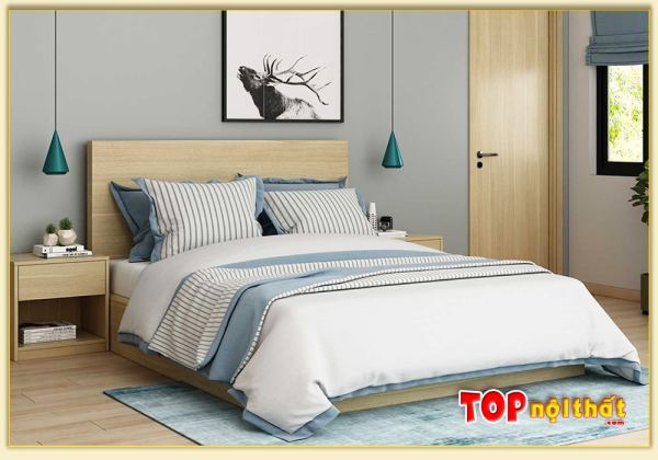 Hình ảnh Giường ngủ gỗ đơn giản đẹp cho chung cư GNTop-0230