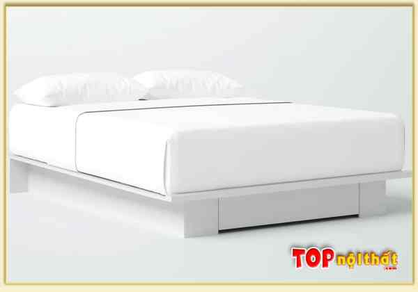 Hình ảnh Giường ngủ gỗ đơn giản kích thước nhỏ gọn GNTop-0378