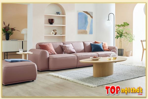 Hình ảnh Góc nghiêng mẫu ghế sofa 3 chỗ ngồi SofTop-0644