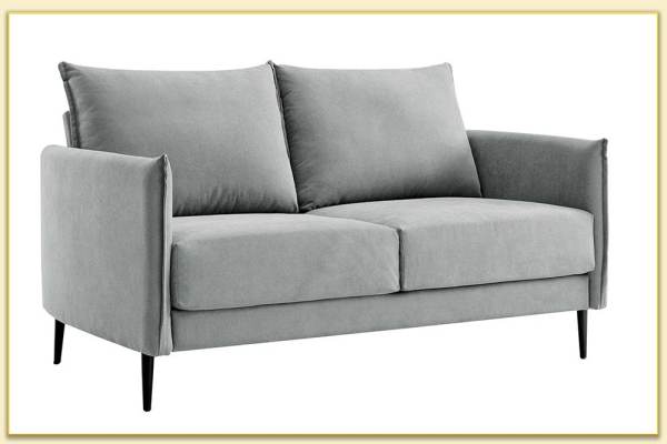 Hình ảnh Mẫu ghế sofa văng bọc nỉ chụp góc nghiêng Softop-1221