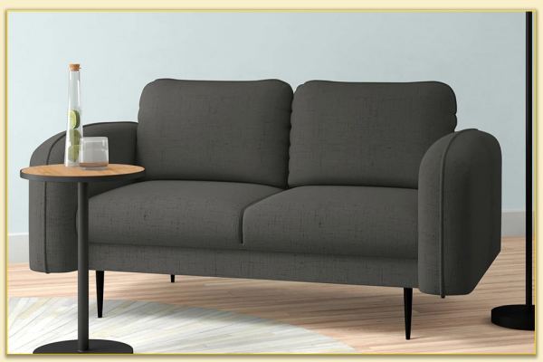 Hình ảnh Mẫu ghế sofa văng nhỏ mini bọc vải nỉ Softop-1279