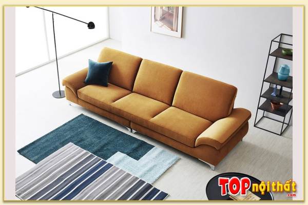 Hình ảnh Mẫu ghế sofa văng nỉ 3 chỗ đơn giản Softop-1045