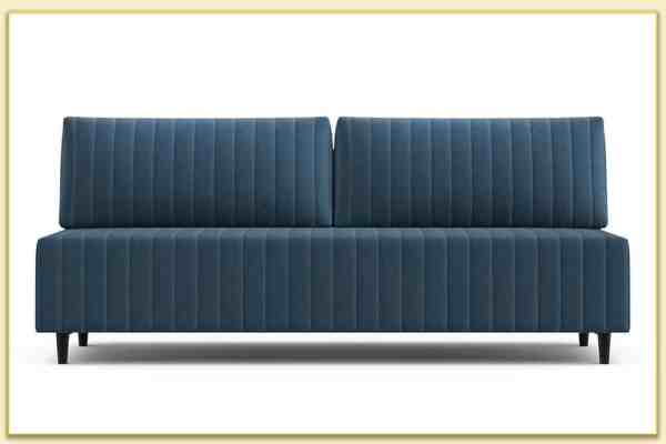 Hình ảnh Mẫu ghế sofa văng nỉ không tay vịn Softop-1166