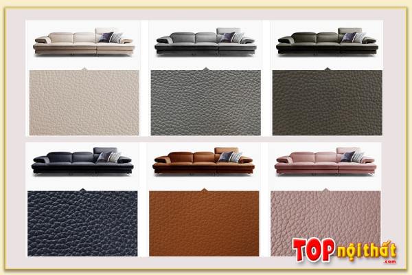 Hình ảnh Màu sắc ghế sofa văng da công nghiệp SofTop-0878
