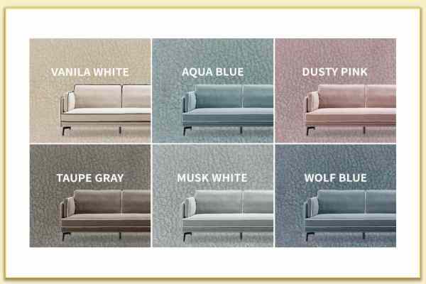 Hình ảnh Màu sắc sofa vải nỉ đẹp đa dạng Softop-1107
