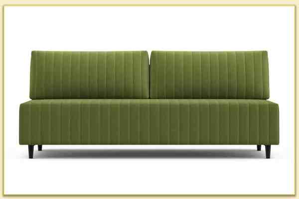 Hình ảnh Sofa văng bọc nỉ màu xanh đẹp Softop-1166