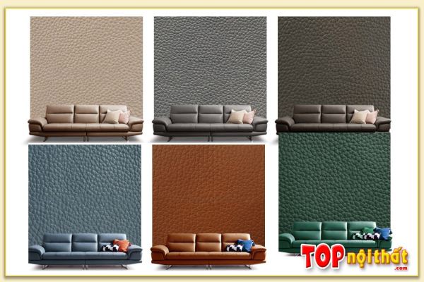 Hình ảnh Sofa văng da có nhiều màu sắc đẹp SofTop-0874