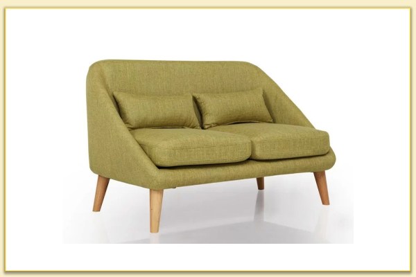Hình ảnh Sofa văng nhỏ gọn mini bọc vải nỉ đẹp Softop-1315
