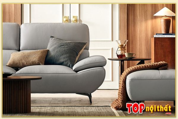 Hình ảnh Tay ghế sofa văng da hiện đại SofTop-0813