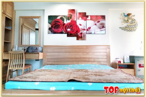 Tranh phòng ngủ chung cư hoa hồng tình yêu TraTop-0201