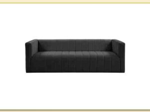 Hình ảnh Sofa văng nỉ đẹp dáng vuông chân thấp Softop-1353