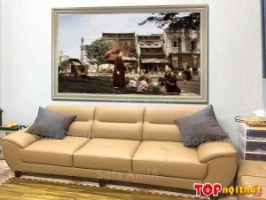 Hình ảnh Tranh Hà Nội xưa trên phố treo tường đẹp TraTop-3033