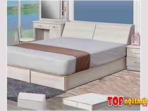 Hình ảnh Giường ngủ gỗ công nghiệp đơn giản thiết kế tựa ngả GNTop-0065