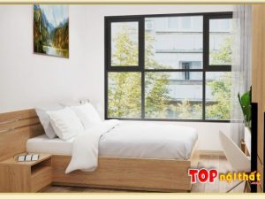 Hình ảnh Giường ngủ gỗ công nghiệp hiện đại GNTop-0227