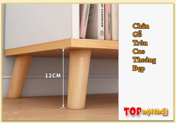 Hình ảnh Tủ gỗ đầu giường nhỏ gỗ công nghiệp chân cao TDGTop-0016