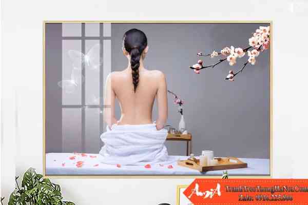 Tranh treo tường Spa massage thư giãn toàn thân AmiA 0703252024